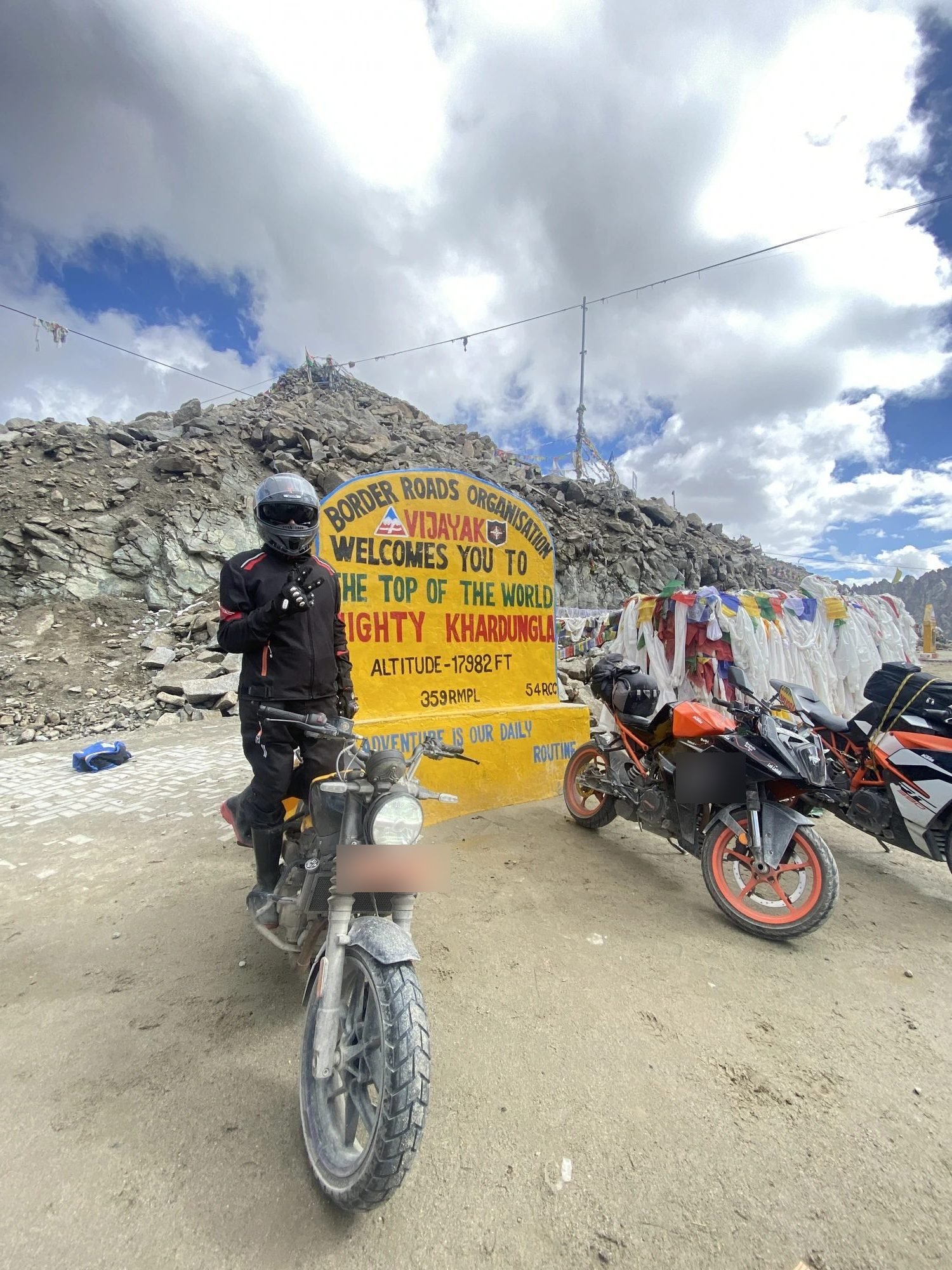 Bike day at the top of the world
